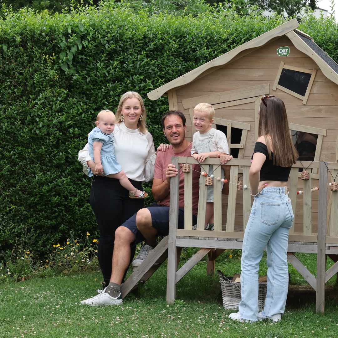 Femke en Hannes met kinderen vertellen over het evenwicht gezin en werk